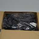 Flexi Hose Lightweight Expandable Garden Hose, 50FT - Retractable Garden Hose, Water Hose - No-Kink Flexibility, 3/4 Inch Solid Brass Fittings and Double Latex Core (Black)