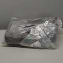 NICETOWN Grey Blackout Patio Sliding Door Curtains 84 inch Length, Grommet Room Divider Thermal Insulated Curtain Drapes for French Door/Living Room (Gray, W100 x L84, 1 Panel)