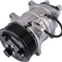 A/C Compressor w/Clutch Fit for Thermo King TM15 102-580 102-1018 102-1004 Air Conditioning Compressor with Clutch for 103-55122