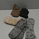 Tavaleu Wool Socks for Women Men,Winter Soft Cozy Thermal Sock Warm Breathable Crew Boot Socks (Grey&coffee&black&khaki&dark Grey)