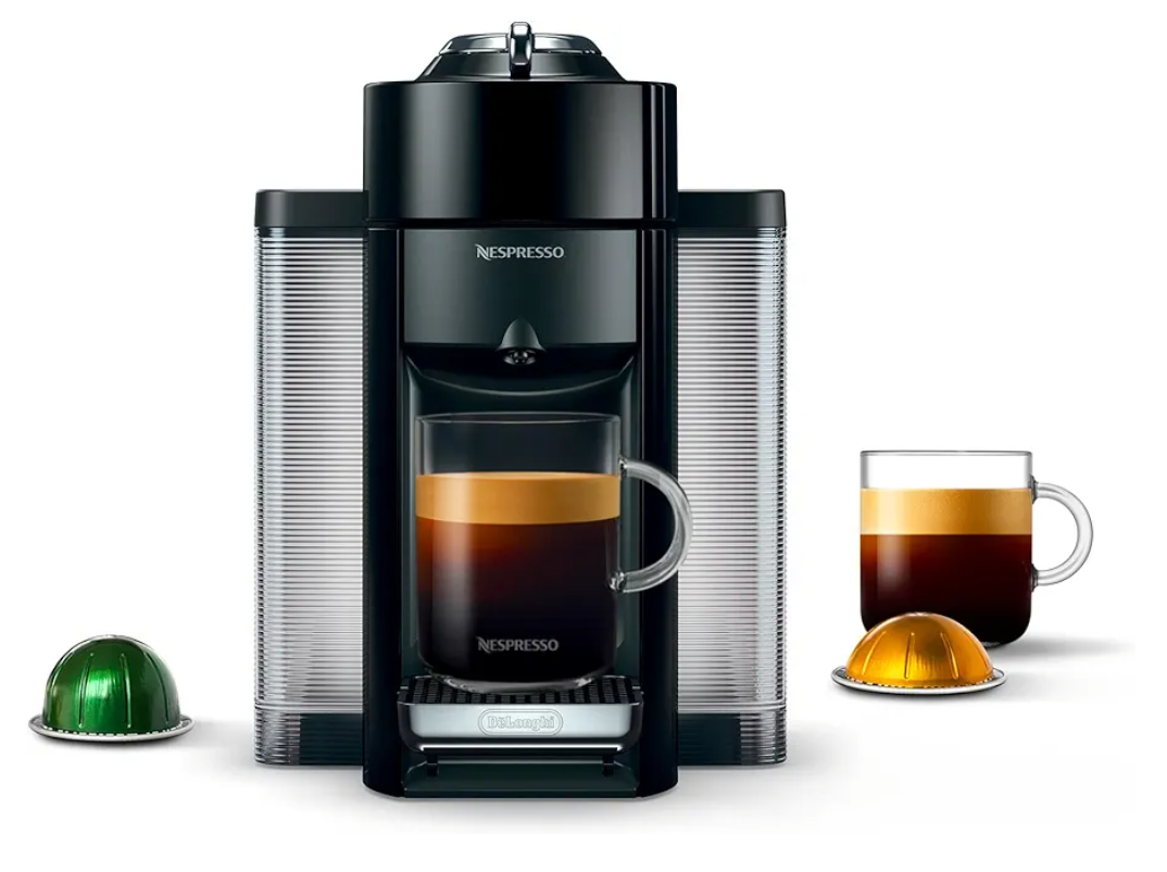 Nespresso Vertuo Coffee and Espresso Maker by De'Longhi, Piano Black