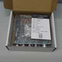 ZK-AS21 TPA3255 Bluetooth 5.1 Power Amplifier Board HiFi 2.1 Channel 220Wx2+350W Digital Audio Receiver AMP Board with Treble and Bass Control for DIY Speakers