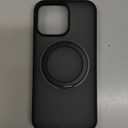 TORRAS Upgraded 360 Rotatable Magnetic Ring for iPhone 16 Pro Max Case, Fit for MagSafe with Stand Ring Holder, 16FT Mil-Grade Shockproof Translucent for iPhone 16 Pro Max Phone Case Ostand, Black