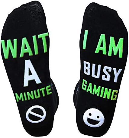 Folouse Mens Valentines Day Gifts for Him Boyfriend Husband, Easter Basket Stuffers for Teens Boys, Funny Gaming Socks Pack Of 2