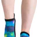 Viasox Diabetic Ankle Socks for Women & Men, Low Cut Non Binding, Seamless Neuropathy Socks (Large, Northern Lights)