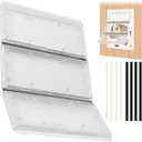 Calvana 3-Panel Airseal Pet Door Replacement Flap, Compatible with Ideal Pet Products 10.25"x15.75" Extra Large Dog Door, Easy Installation