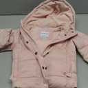 Amazon Essentials Girls and Toddlers' Heavyweight Hooded Puffer Coat, Water-Resistant (4T, Light Mauve)