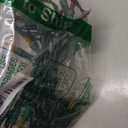 Novelty Lights 8.5 Feet 20 Bulb Multicolor Mini Light String on Green Wire, Non-Connectable Incandescent Fairy Lights for Bottles and Crafts, 4" Bulb Spacing, 24" Lead, Stackable Fused Plug