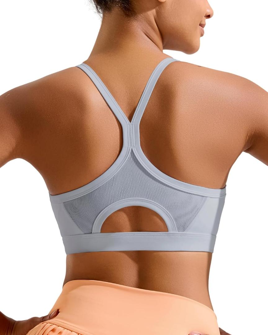 RUNNING GIRL Sports Bra for Women High Support,Y Back Molded Cup High Impact Sports Bras for Women Workout Yoga Bra (Large)