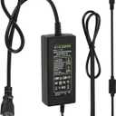 Power Supply 12V 5A,AC 100-240V to DC12V 60W Converter Adapter Driver Transformer with 5.5mm x 2.5mm Jack, US Plug for Led Strips,LCD Monitors,CCTV Camera