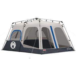 Coleman 8 Person Instant Camping Tent with 1-Minute Setup, Large Family Tent with Pre-Attached Poles, Air Vent, & Carry Bag, Sets Up in About 60 Seconds, PFAS-Free