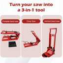 Portable Band Saw Stand compatible with Milwaukee 6232, 6238, 2729 Portable Band Saws