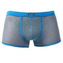 Evankin Sexy Underwear for Men Mesh Boxer Briefs Breathable Trunks (048/ SkyBlue/ 2XL)