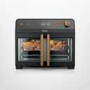 Ninja | French Door Premier Air fry Oven | 10-in-1 functions | 20.3-qt capacity | 5-qt Air Fry Basket, Sheet Pan, Wire Rack, Broil Rack | PFAS-free, Dishwasher-Safe Accessories | Black | FO101BK