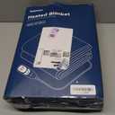 Heated Blanket Throw, 50x60 inches with 2 Wearable Buttons, Electric Blanket, 9 Heating Levels & 1-10H Auto Off & Fast Heating, for Office, Home, Sofa (Baby Blue)