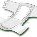 Medline MTB80300Z Extended Wear Overnight Adult Brief with Tabs, Maximum Absorbency, Medium, Pack of 15