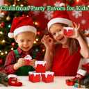 Christmas Squishy Toys Party Favors - 4 Pack Pop Up Chimney Stress Relief Toys Christmas Stocking Stuffers Goodie Bags Treats Fillers Xmas Decorations Classroom Prizes Gift Toys Boys Girls Adults