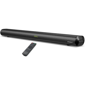 WITSHOCK Sound Bar Soundbar TV Speaker: 110 Watt 2.1 CH Surround System Home Theater with Built-in Subwoofer Wireless Wired Bluetooth 5.0 Optical AUX HDMI-ARC RCA USB Connectivity - Mountable