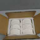 LE TAUCI Ramekins 4 OZ Oven Safe, Creme Brulee Ramekins, Pudding Custard Cups Souffle Ramiken, Dipping Sauce Dishes, Ceramic Ramekin Bowls Set of 6, White