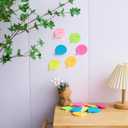 2 x (12 Pads) Bubble Sticky Notes 3x3 Inches,Cute Bright Colors Self-Stick Pads, Easy to Post for Home, Notebook, 72 Sheets/pad