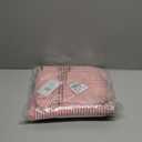 Flygo Womens Striped Pajama Sets 2 Piece Cotton Lounge Sets Button Down Top Straight Leg Pants with Pockets Y2K Pjs Sleepwear (XX-Large, Orange-Red)