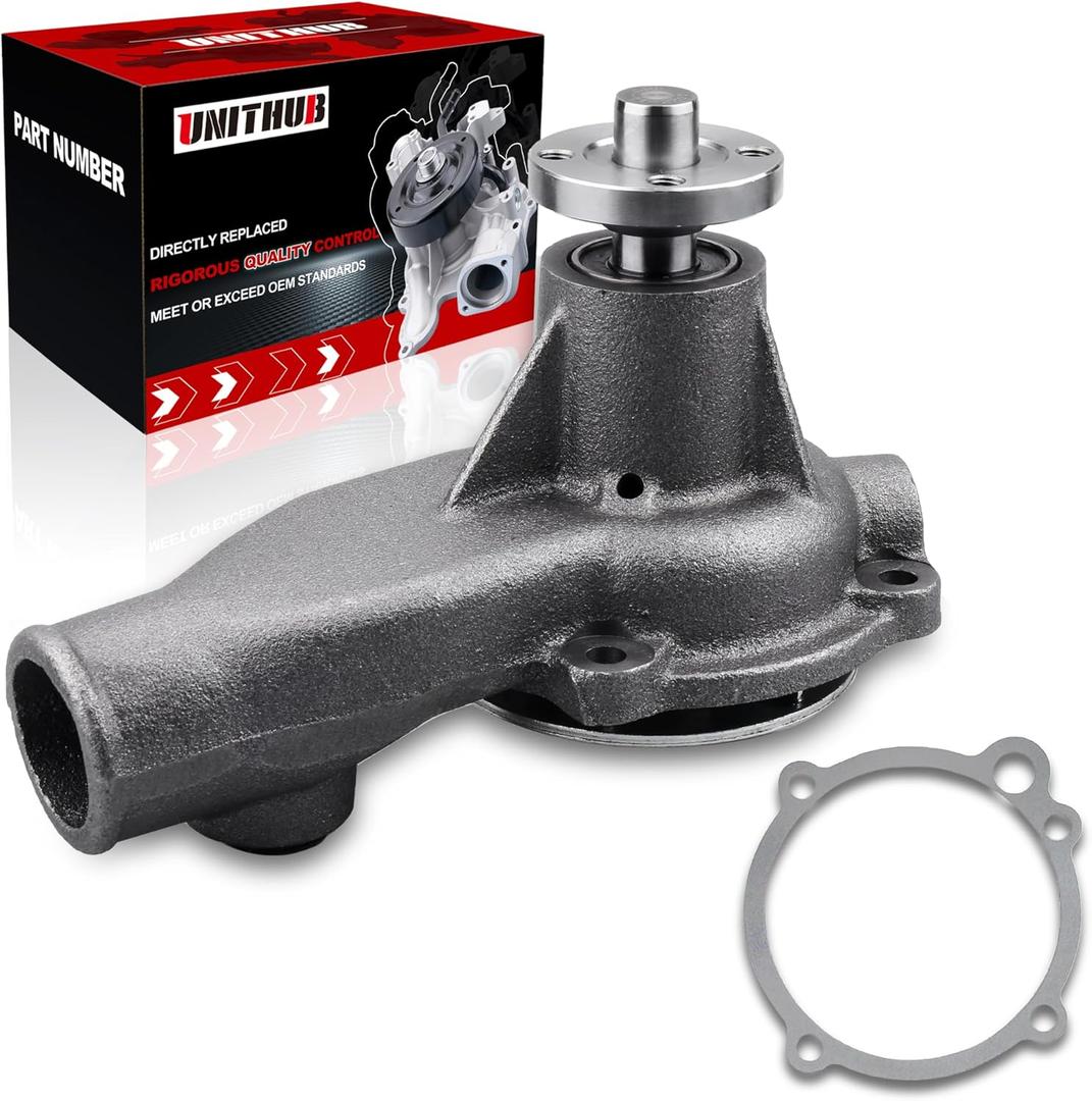 Engine Water Pump Automotive w/Gasket D4TZ8501B AW4030N Compatible for Ford F150 F250 F350 E150 E250 E350 3.9L 4.9L 1973-1982