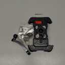 Motorcycle Phone Mount Holder 2025 [Dual Vibration Dampener] - Phone Holder for Motorcycle Rearview Mirror with 360 Rotation for iPhone 16/15/ 14/13 Pro Max, 4.5-7.2 Inch Smartphone (Grey)