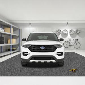 Garage Floor Mat 7'4"x17' Garage Mats for Floor Under Car, Absorbent Oil