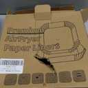 200 PCS Air Fryer Disposable Paper Liners,8 Inch Square Parchment Disposable Paper Liner for 5-8QT Air Fryer, Baking, Roasting and Microwave, Non-Stick Airfryer Accessories (Nature)