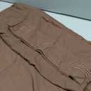 Nestl Brown Microfiber Queen Pillow Cases Set of 2, 20x30 Inches