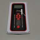 ChefLab AI Meat Thermometer Wireless, 500ft Long Range Smart Digital Bluetooth BBQ Thermometer for Grilling, Smoker, Oven, Kitchen Cooking (Dual Probe) (Red)