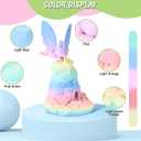 ERYONE Matte Rainbow 3D Printer PLA Filament 1.75 +/- 0.03mm, Matte Muticolor Filament PLA 1KG(2.2LBS) Spool, Macaron Rainbow
