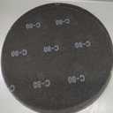 HUAALIUCHE 17" Sanding Screen Discs - Mesh Floor Sanding Screen - Black Silicon Carbide - for Wood Floors (20 Pack, 80 Grit)