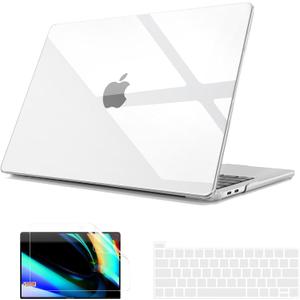 B BELK Compatible with MacBook Pro 16 inch Case 2020 2019 Release A2141, Clear Plastic Laptop Hard Shell Case Cover with Keyboard Cover & Screen Protector for MacBook Pro 16 with Touch Bar & Touch ID