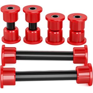 Club Car Precedent Front Bushing Kit With Screws, Golf Cart Front Lower Spring & Front Upper A Arm Polyurethane Bushings and Sleeves for 2004Up Club Car Precedent, GolfCart Suspension Replace Parts