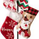 CaliDecor 67" H Freestanding Stocking Holder Stand, Christmas Metal Stocking Hanger for Floor with 8 Hooks, Stocking Stand with Cast Iron Christmas Tree Top for Holiday Decor