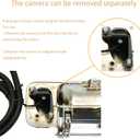 Rear View Camera, w/ Chrome Tailgate Handle, Compatible with 2005-2014 Ford F150, 2008-2016 F250 F350 F450 F550 Super Duty, 2007-2010 Explorer, 170 Angle, Backup Camera Kit, Back Up Reverse Camera