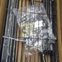 Ulif H4 Portable Closets, 4-Tier Metal Clothes Garment Rack for Bedroom and Cloakroom, Clothing Closet Storage and Organizer Wardrobe, 35.4" W x 14" D x 76.4" H, Black