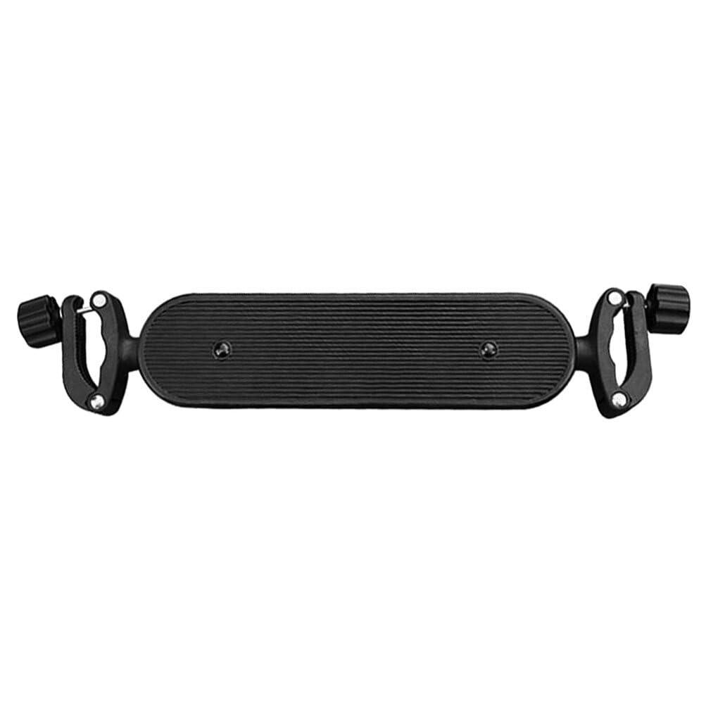 Alipis Adjustable Stroller Footboard Black Stroller Footrest Replacement, Plastic Extension Footboard Pram Foot Rest Stroller Accessories