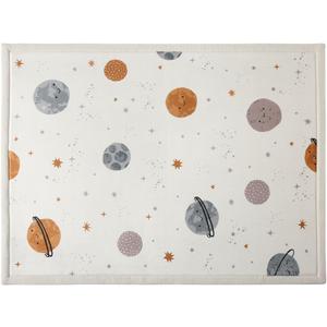 Hakuna Matte CloudSoft Baby Play Mat for Floor 60" x 80" Planets Coral Velvet Memory Foam Rug for Crawling & Cozy Play Non-Slip, Water-Resistant, Easy-CareTummy Time Mat, Playmat for Playpen