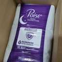Poise Overnight Incontinence & Postpartum Pads for Bladder Leaks, 8 Drop Extra Coverage, 72 Count (2 Packs of 36)