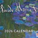 Claude Monet Calendar 2026 Impressionist Art Monthly Wall Calender 12 Month | American Made In The USA