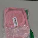 Weewooday 4 Pcs Mesh Makeup Bag Mesh Cosmetic Bag Travel Toiletry Pouch with Zipper Mini Makeup Cosmetic Purse for Daily Accessory(Small, Large, Medium, Pink)