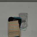 Soft Cotton Compression Socks for Women Men 20-30mmHg - Knee High Support for Circulation, Nurses, Pregnancy, Travel (Small-Medium, 3 Pairs - Cute Stripes)