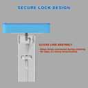 Toilet Brush for RV, Small Space & Bathroom, Disposable Cleaning System with Hanging Holder - 8 Refill Heads, Sturdy Wand & Storage Case