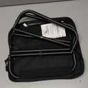 13.5-inch Portable Stool - 1.2lbs Lightweight & Compact Camping Folding Stool Supports 350lbs, Handbag Style Carry - Ideal for Camping, Fishing, Backpacking, Hiking and Traveling (Black)