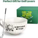 Funny Golfer Mug - Fathers Day Golf Gifts for Dad, Men, Husband, Unique Golf Gifts for Dad from Son Daughter, 16oz (Best Dad by Par)
