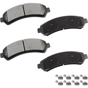 cciyu D726 4pcs Front Ceramic Brake Pads Kits Fit For Chevy For Blazer 1997-2005,For S10 1998-2004,For GMC For Jimmy 1998-2002,For Sonoma 1998-2004,For Isuzu For Hombre 1998-2000