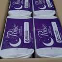 Poise Overnight Incontinence & Postpartum Pads for Bladder Leaks, 8 Drop Extra Coverage, 96 Count, (Long)