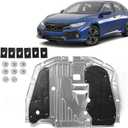 JOLONG Engine Splash Guard Under Car Shield Cover Board for Honda Civic 2016-2021 Replacement for 74110-TBA-A00 90674-TY2-A01